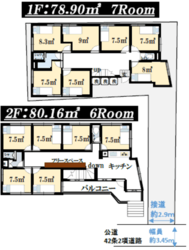 新宿区大久保2丁目 一棟アパート 14,380万円 建物画像1