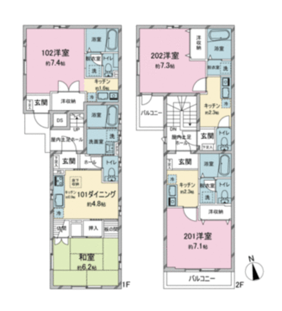 新宿区北新宿3丁目 一棟アパート 2755