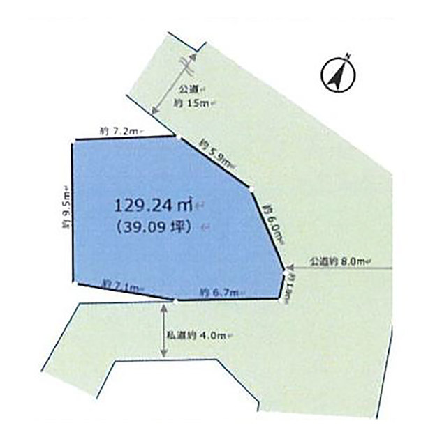 物件画像 世田谷区船橋６丁目　土地