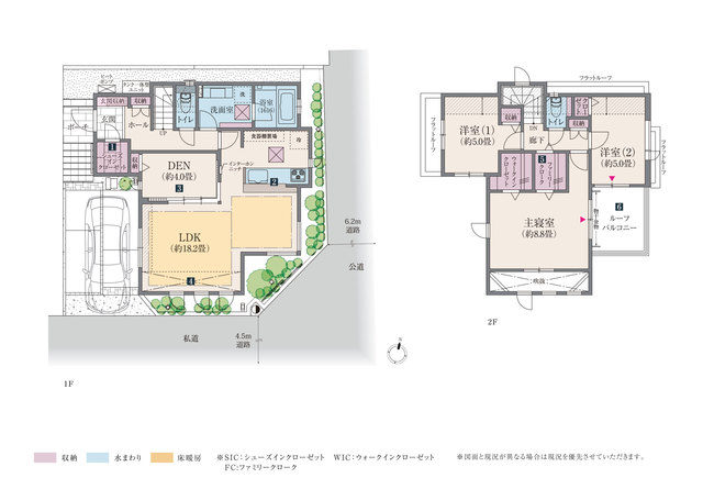 世田谷区上用賀５丁目　新築一戸建て　1号棟