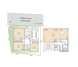 豊島区高松２丁目　新築一戸建て　 7,780万円　 建物画像1