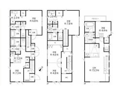 大田区中央２丁目　中古一戸建て　11,520万円　 建物画像1