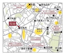 港区六本木７丁目　土地　145,000万円　 建物画像1