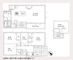 大田区東雪谷４丁目　新築一戸建て　8,980万円　 建物画像1