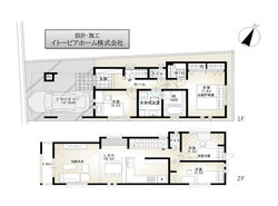 世田谷区上馬３丁目　新築一戸建て　1号棟　13,880万円　 建物画像1