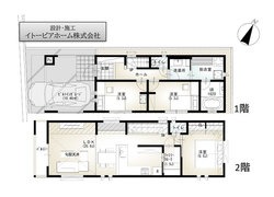 世田谷区上馬３丁目　新築一戸建て　2号棟　13,280万円　 建物画像1