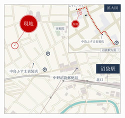 中野区沼袋４丁目　新築一戸建て　A号棟　7,480万円　　　 建物画像1