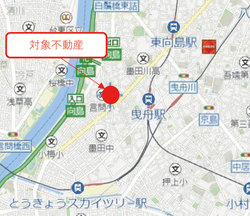 墨田区向島５丁目　土地　22,400万円　 建物画像1