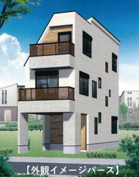 杉並区本天沼１丁目　新築一戸建て　C号棟　7,280万円　　 建物画像1