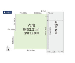 台東区鳥越１丁目　土地　10,498万円　 建物画像1