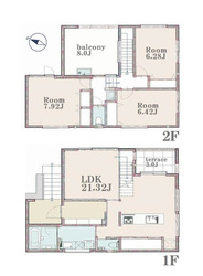 杉並区浜田山１丁目　新築一戸建て　15,800万円　 建物画像1