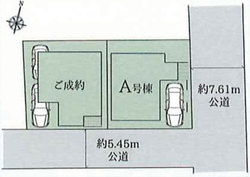 杉並区上井草４丁目　新築一戸建て　A号棟　6,580万円　 建物画像1