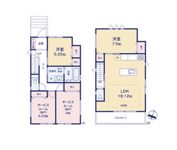 大田区南久が原２丁目　新築一戸建て　1号棟　10,998万円　　 建物画像1