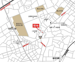 目黒区上目黒５丁目　土地　18,000万円　　 建物画像1