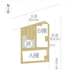 大田区西六郷１丁目　新築一戸建て　B棟　5,980万円　 建物画像1