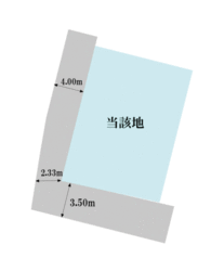 目黒区上目黒２丁目　土地　4,000万円　 建物画像1