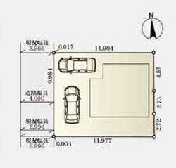 杉並区上高井戸３丁目　土地　9,450万円　 建物画像1