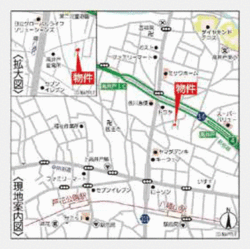杉並区上高井戸３丁目　土地　9,450万円　 建物画像1