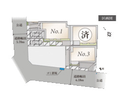 大田区東雪谷５丁目　新築一戸建て　3号棟　6,280万円　 建物画像1
