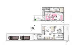 大田区東雪谷３　新築一戸建て　12,480万円　 建物画像1