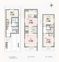 大田区東六郷３丁目　新築一戸建て　B号棟　5,980万円　　 建物画像1