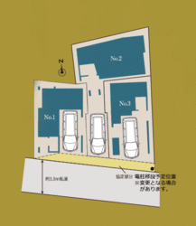 豊島区西巣鴨１丁目　新築一戸建て　3号棟　9,480万円　　 建物画像1