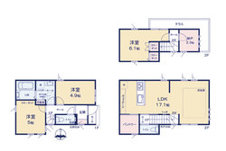 大田区大森東１丁目　新築一戸建て　C号棟　6,980万円　　 建物画像1
