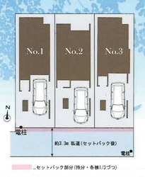 杉並区今川３丁目　新築一戸建て　2号棟　8,680万円 建物画像1