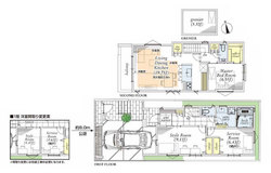 杉並区上荻２丁目　新築一戸建て　A号棟　13,680万円　　 建物画像1