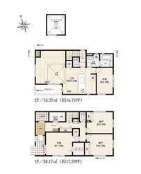 大田区西六郷１丁目　新築一戸建て　2号棟　8,699万円　　 建物画像1