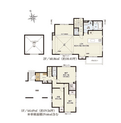 大田区西六郷１丁目　新築一戸建て　1号棟　9,599万円　　 建物画像1