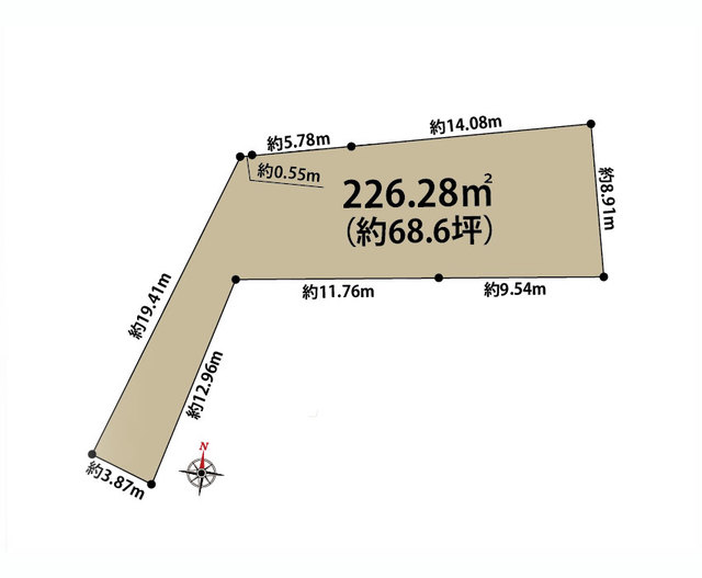物件画像 世田谷区下馬２丁目　土地