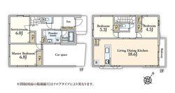 杉並区阿佐谷北１丁目　新築一戸建て　3号棟　13,480万円 建物画像1