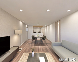 杉並区阿佐谷北１丁目　新築一戸建て　3号棟　13,480万円 建物画像1