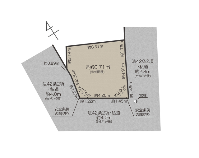 物件画像 新宿区北新宿３丁目　土地