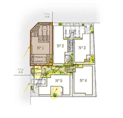 杉並区善福寺１丁目　新築一戸建て　1号棟　19,300万円　　 建物画像1