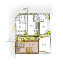 杉並区善福寺１丁目　新築一戸建て　5号棟　14,500万円 建物画像1
