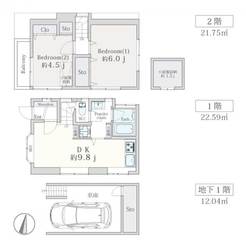 世田谷区上用賀４丁目　中古一戸建て　6,180万円　　 建物画像1