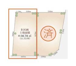 世田谷区八幡山２丁目　新築一戸建て　B棟　4,580万円 建物画像1