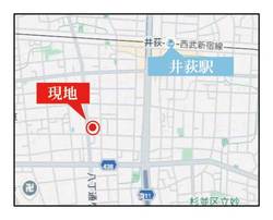 杉並区上井草１丁目　土地　5,280万円　　 建物画像1