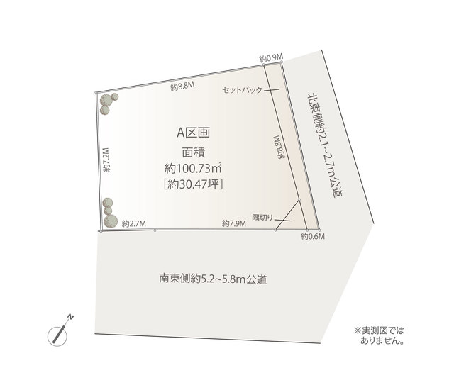 物件画像 渋谷区神宮前2丁目 土地 A区画