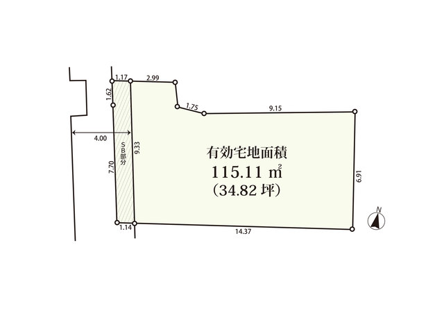 物件画像 新宿区北新宿2丁目 土地