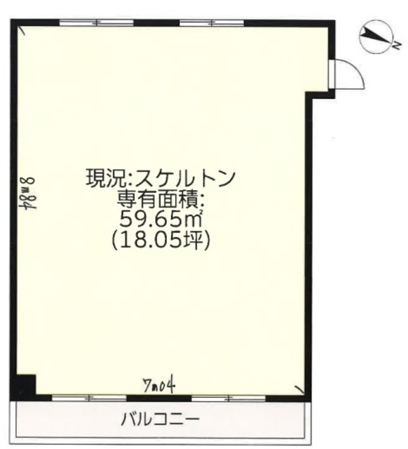 柿の木坂スカイマンション 3階 間取り図
