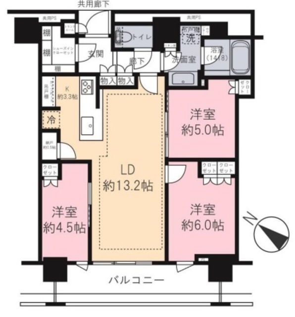 ブリリアザタワー東京八重洲アベニュー 11階 間取り図