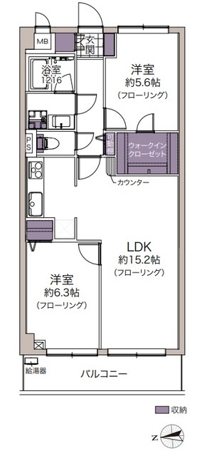 エンゼルハイム東大島第1 10階 間取り図