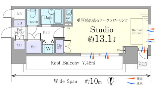 リーラ新高円寺ステーションフロント 6階