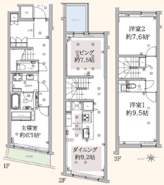 ファブリック レジデンス ナカノ(FABRIC Residence NAKANO) 1階