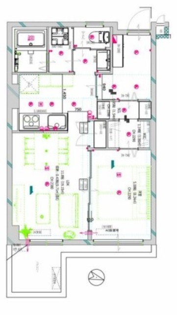 朝日九段マンション 5階 間取り図