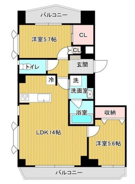 物件画像 ビュー東山（VIEW東山） 6階