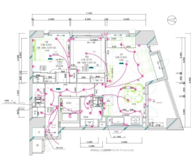 セントラルレジデンス番町シティタワー 6階 間取り図